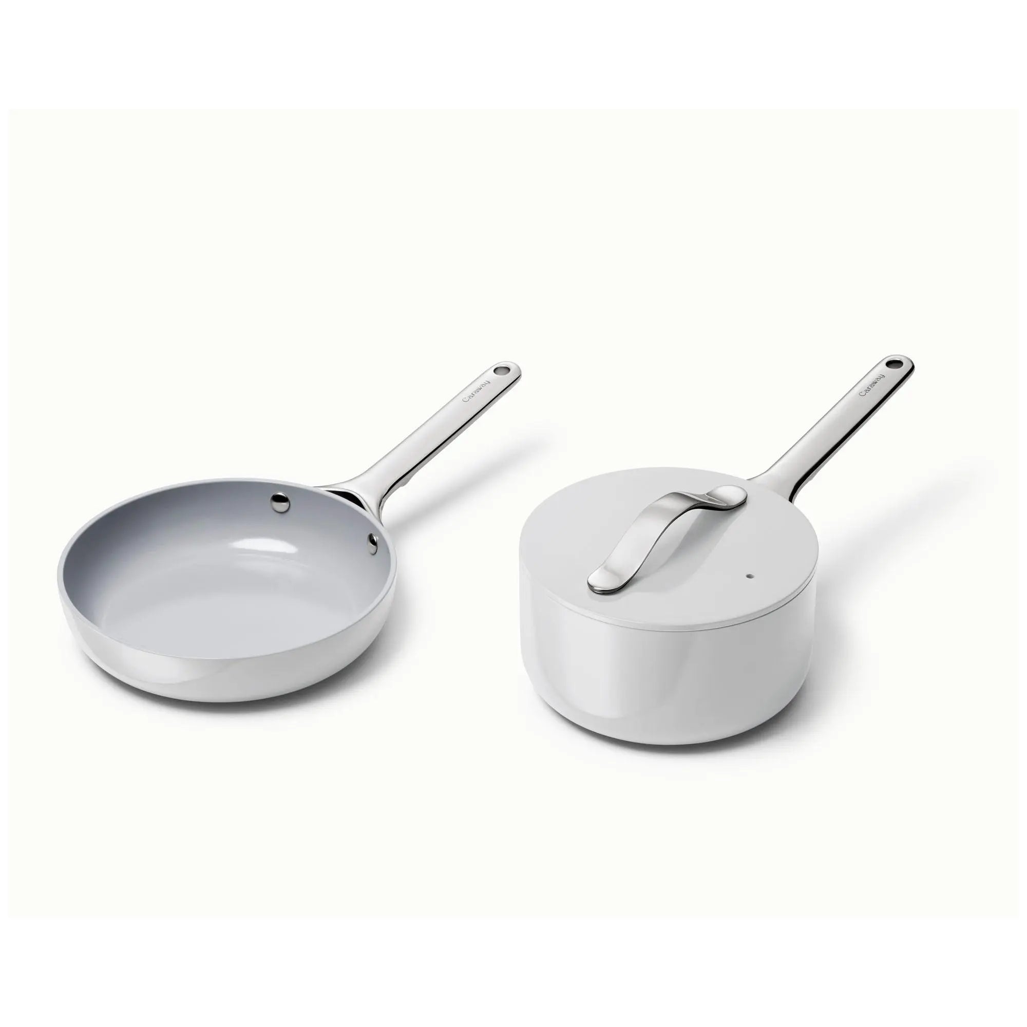 Caraway Home Nonstick Ceramic Mini Fry & Mini Sauce Pan Duo