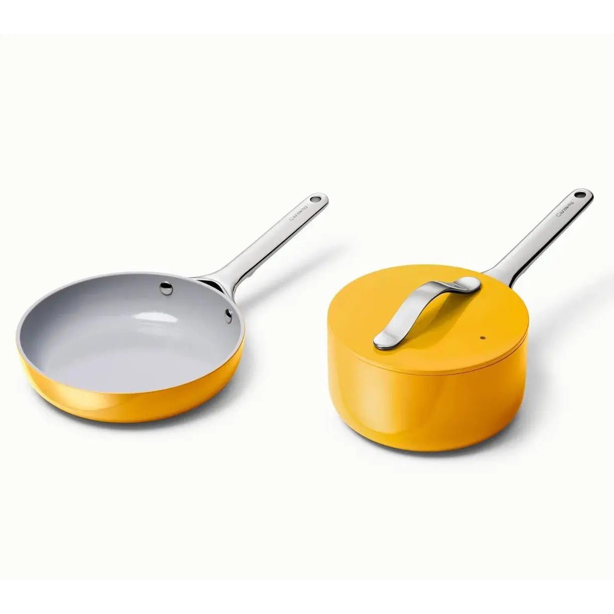 Caraway Home Nonstick Ceramic Mini Fry & Mini Sauce Pan Duo