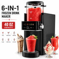 S1 Slushie Machine ,Ice Cream Maker, 6-In-1 Fast Freeze Slushie, 6 Preset Programs and One-Touch Self-Cleaning, No Ice Needed,Easy Clean Black Multi-Function Maker for Margaritas, Frappés and Frozen Drinks